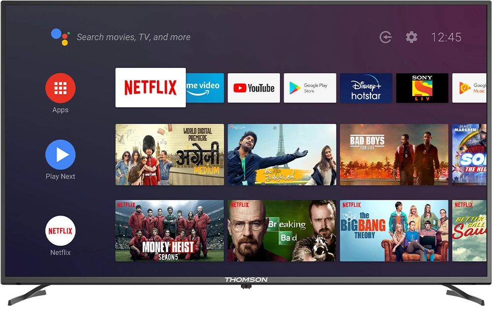 Thomson OATHPRO Series 126 cm (50 inch) Ultra HD (4K) LED Smart Android TV with Dolby Digital Plus & DTS TruSurround  (50OATHPRO1212)